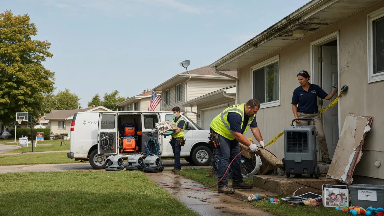 Water Damage Restoration in Cloverdale, OH near me